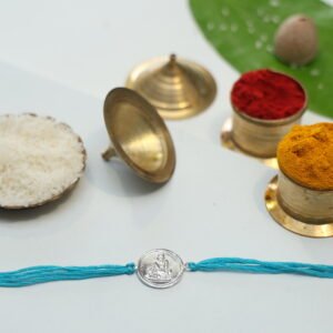 Swami Samarth silver rakhi
